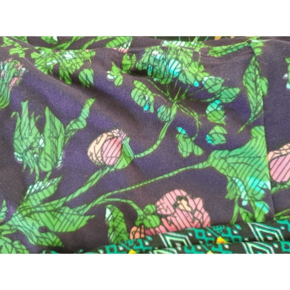 5 Pair LulaRoe Leggings Preowned But Barely If Ever Worn OS Very Nice - Picture 4 of 6